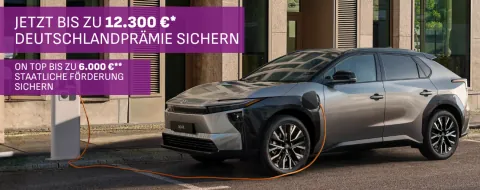 BZ4X mit Ladestation